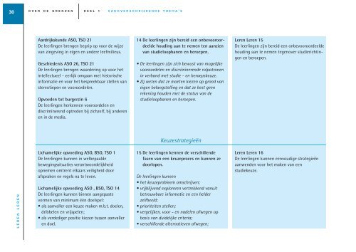 vakoverschrijdende eindtermen in de tweede en derde graad ... - Sxills