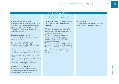 vakoverschrijdende eindtermen in de tweede en derde graad ... - Sxills