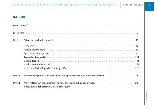 vakoverschrijdende eindtermen in de tweede en derde graad ... - Sxills