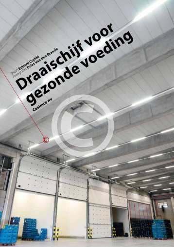 Draaischijf voor gezonde voeding Cosimco nv - C en C architecten