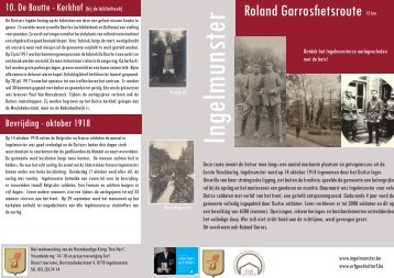 Roland Garrosfietsroute - Gemeente Ingelmunster