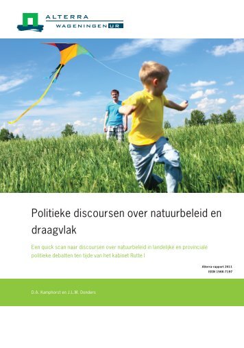 Politieke discoursen over natuurbeleid en draagvlak - Raad voor de ...