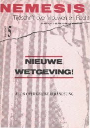 UWE WETGEVING! - Nemesis