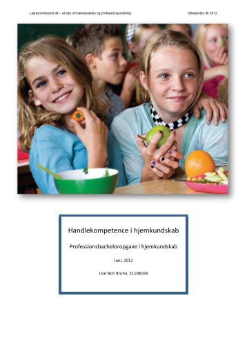 Handlekompetence i hjemkundskab - Folkeskolen