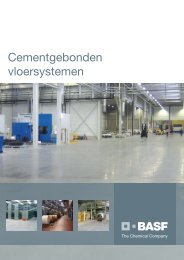 Cementgebonden vloersystemen - Basf