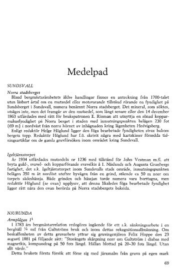 Medelpad - Murberget CollectiveAccess System