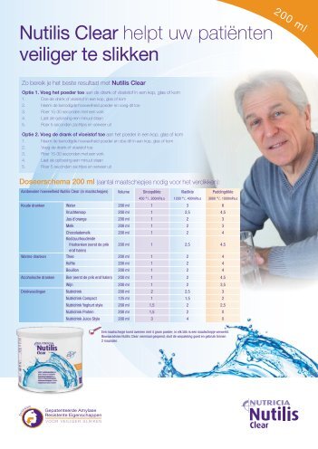 Download brochure - Nutricia Medische Voeding