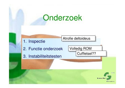 Presentatie mrt 2011 - Instabiliteit - Groene Hart Ziekenhuis