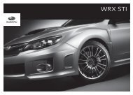 WRX STI Specificaties downloaden - Subaru Benelux
