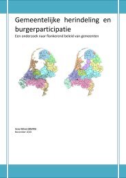 Gemeentelijke herindeling en burgerparticipatie - Erasmus ...