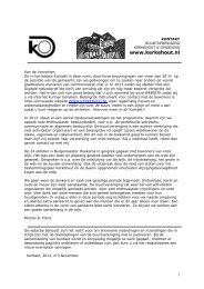 Kontakt november 2012 - Buurtvereniging Kerkehout en Omgeving
