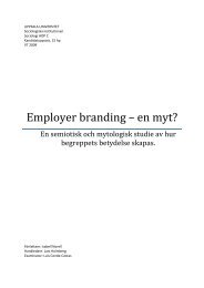 Employer branding – en myt? - Sveriges HR Förening