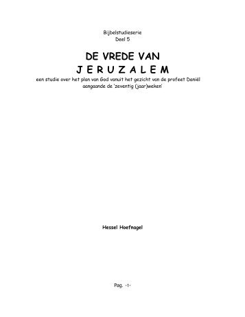 De vrede van Jeruzalem - Stichting Lecture Ministries - Flash Intro