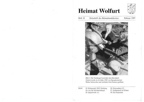 Heft 18 Zeitschrift des Heimatkundekreises Februar 1997