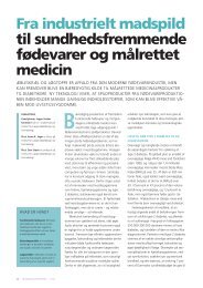 Fra industrielt madspild til sundhedsfremmende fødevarer og målrettet