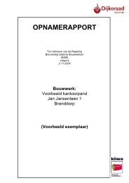 Opnamerapport BGB - Dijkoraad Viavesta