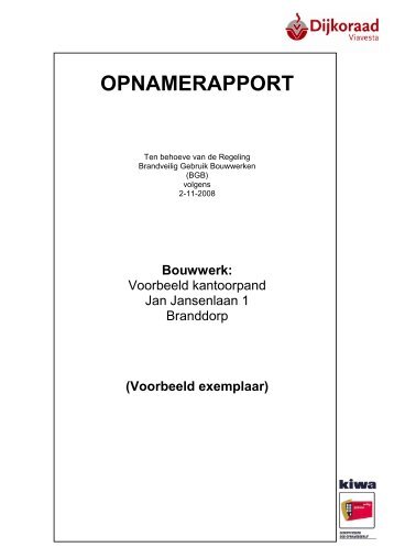 Opnamerapport BGB - Dijkoraad Viavesta