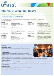 Informatie vanuit het Kristal - De Woonmensen