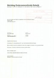 Stichting Ondernemersfonds Katwijk - Bestuur & Politiek Gemeente ...