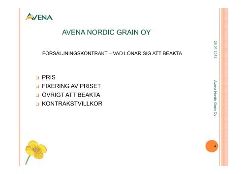 Avena Nordic Grain - Slf