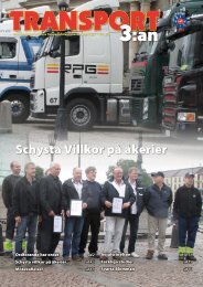 Transport 3:an nr3 2011 - Svenska Transportarbetareförbundet