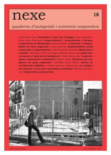 quaderns d'autogestió i economia cooperativa - Nexe