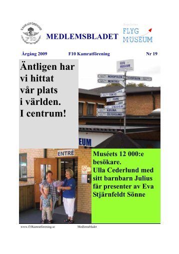 Medlemsblad Nr 19 - Ängelholms Flygmuseum