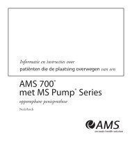 AMS 700® met MS Pump® Series