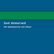 God domarsed - om tjänsteansvar och tillsyn - Högsta domstolen