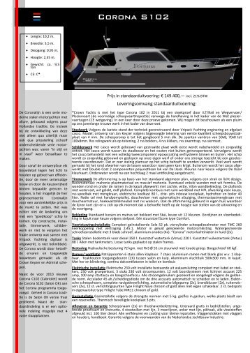 Corona S102.pdf - Crown Yachts