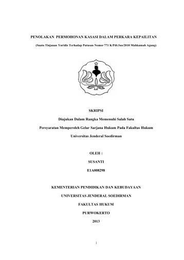 SKRIPSI FULL.pdf - Fakultas Hukum - Unsoed