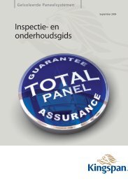 Inspectie en Onderhoudsgids - Kingspan