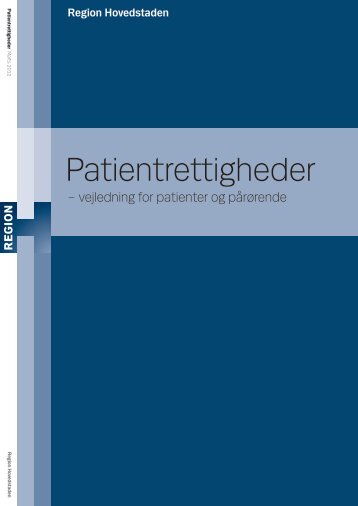 Patientrettigheder - vejledning for patienter og pårørende (pdf.-fil