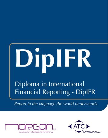 Diploma in International Financial Reporting - DipIFR - Morgan