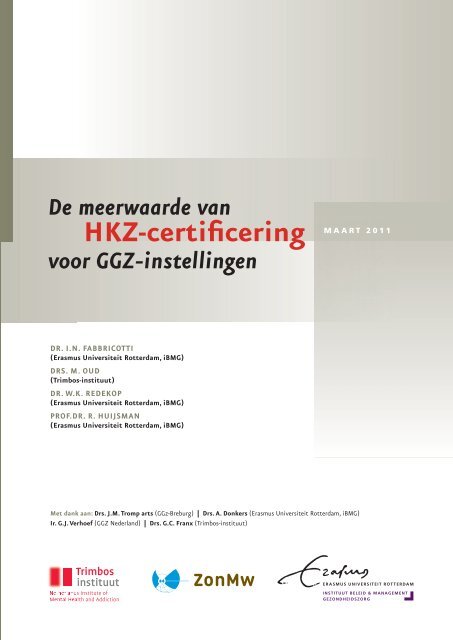 De meerwaarde van HKZ-certificering voor GGZ-instellingen