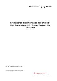 Families De Dieu, Fontein Verschuir, Van der Feen de Lille
