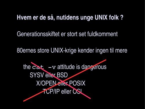 Nutidens unge og UNIX - Dansk Datahistorisk Forening