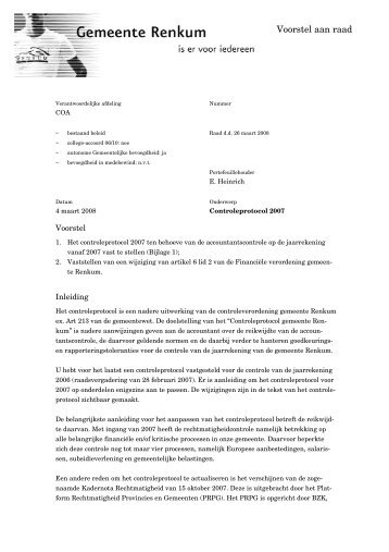 Controleprotocol 2007-rvs.pdf - Renkum - Gemeente Renkum