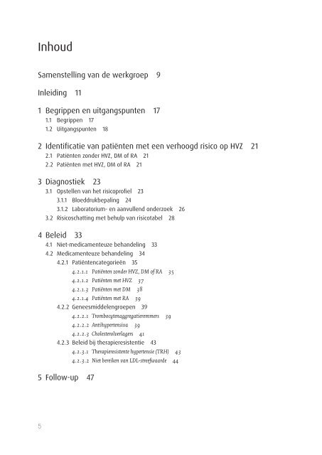 Multidisciplinaire richtlijn Cardiovasculair ... - Diliguide