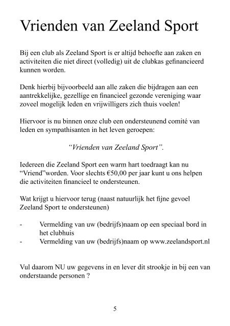 Hoofdsponsors - Zeeland Sport