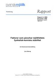 Hela rapporten - Svensk Mjölk