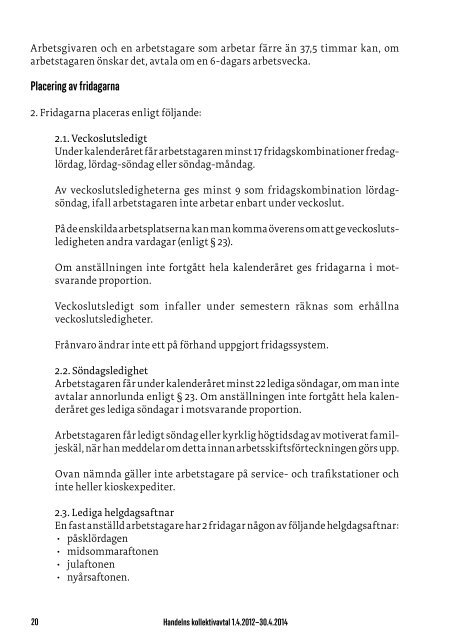 handelns kollektivavtal och lönebilaga - PAM