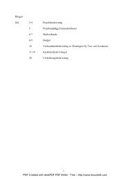1 Bilagor Sid. 2-4 Projektbeskrivning 5 Projektupplägg ...