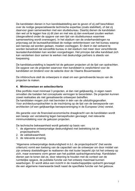 OPEN OPROEP Selectieprocedure voor ontwerpers van publieke ...