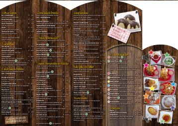 menukaart nov - Brasserie 'Ludiek'