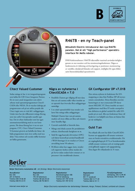 Omriktare och mjukstartare skyddar ryska ... - Beijer Electronics