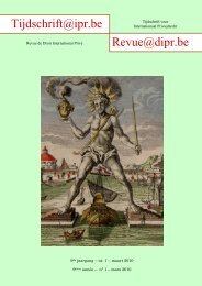 Nummer 1 /2010 - IPR.be