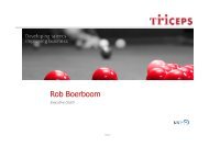 Presentatie Rob Boerboom - Triceps - NVP