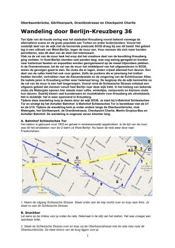 Volledige wandeling Berlijn-Kreuzberg in pdf - Berlijninfo