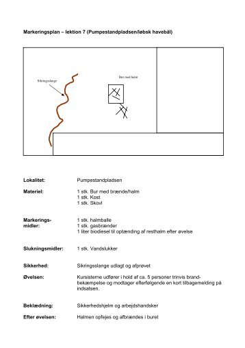 Markeriongsplan lektion 7 - BEREDSKABSSKOLEN